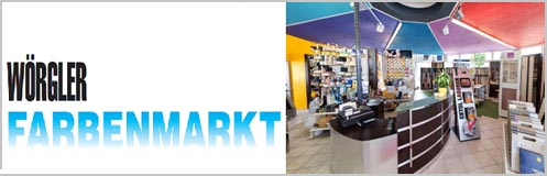 WÖRGLER FARBENMARKT Raumausstatter Malerei Farben WÖRGL Bezirk Kufstein